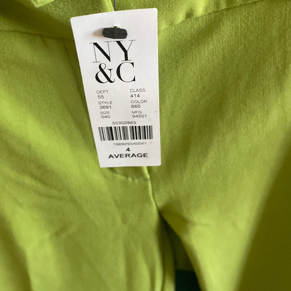 New straight pants